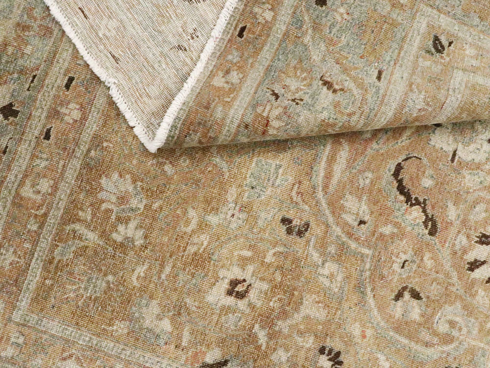 Antique Persian Tabriz Carpet, No.10144 - Galerie Shabab