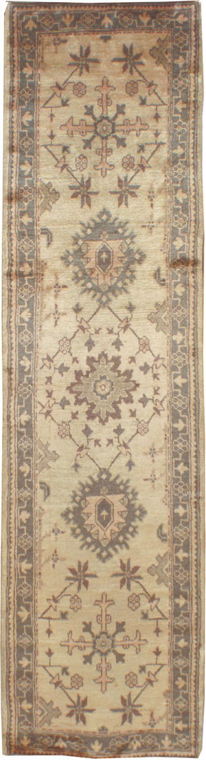 Antique Turkish Oushak Runner, No.10263 - Galerie Shabab