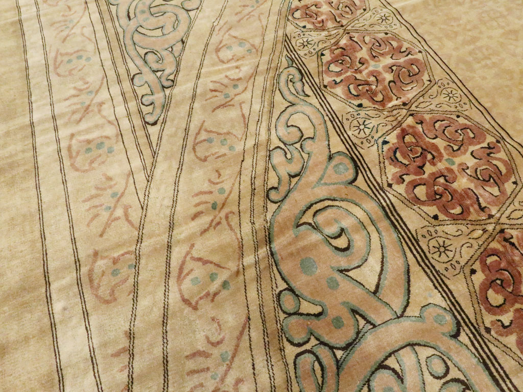 Antique Indian Lahore Carpet, No.10556 - Galerie Shabab