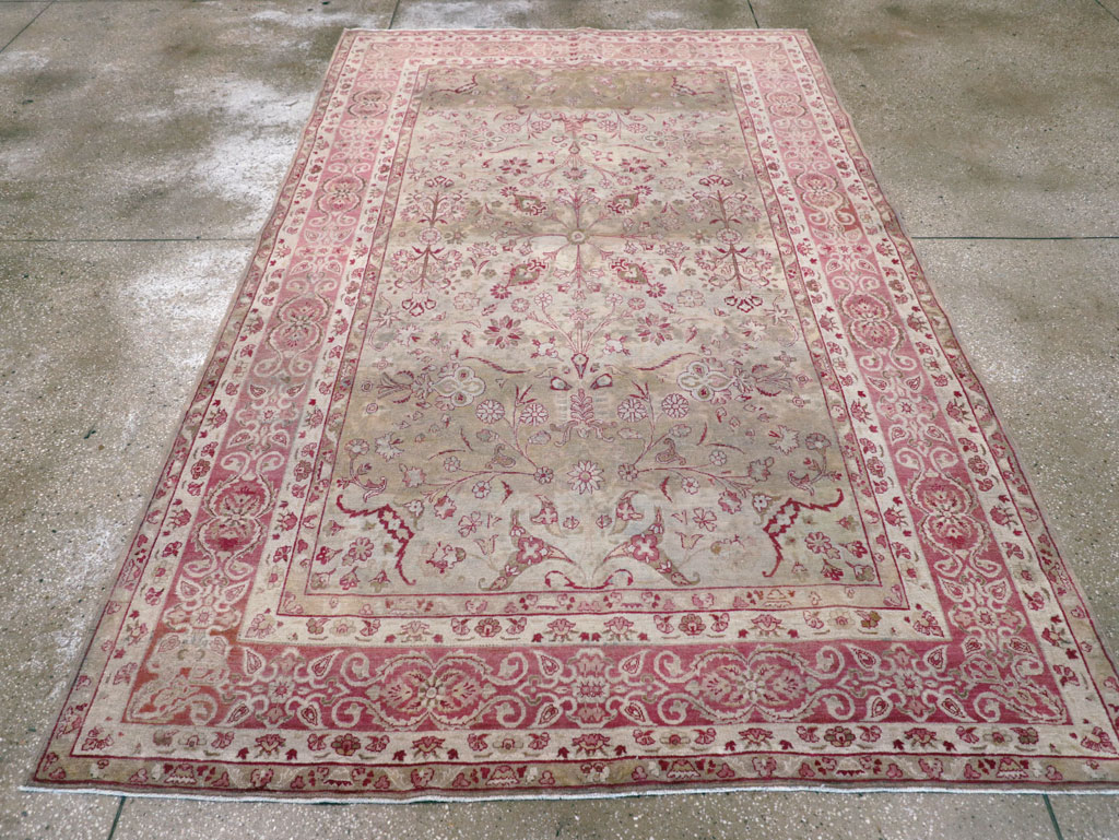 Antique Persian Lavar Kerman Carpet, No.10636 - Galerie Shabab