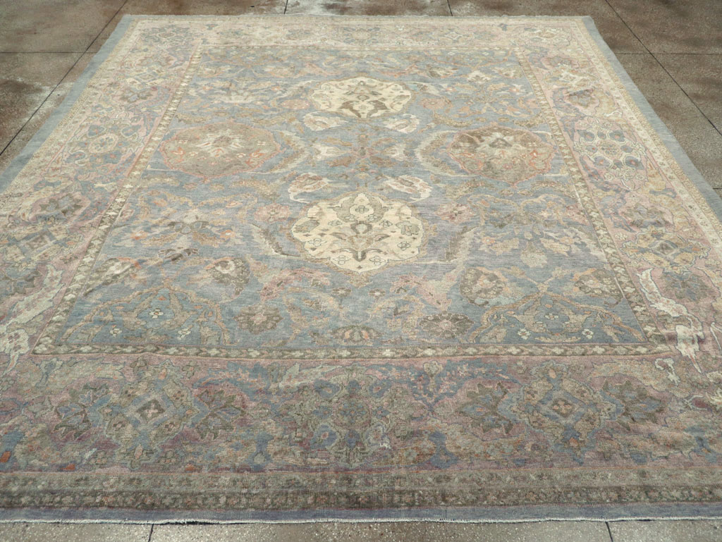 Antique Persian Sultanabad Square Room Size Carpet, No.11018 - Galerie Shabab
