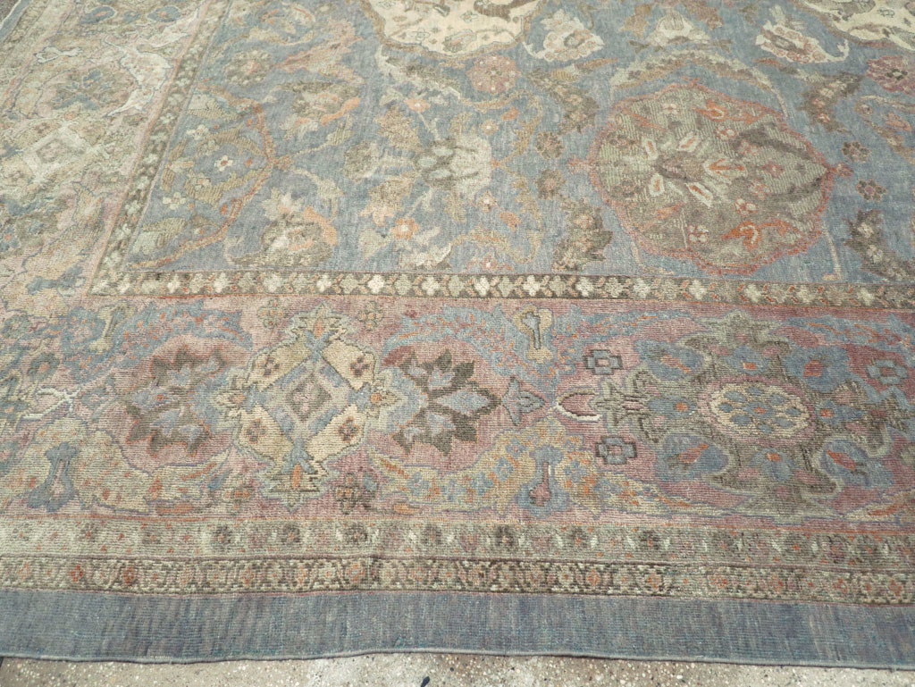 Antique Persian Sultanabad Square Room Size Carpet, No.11018 - Galerie Shabab