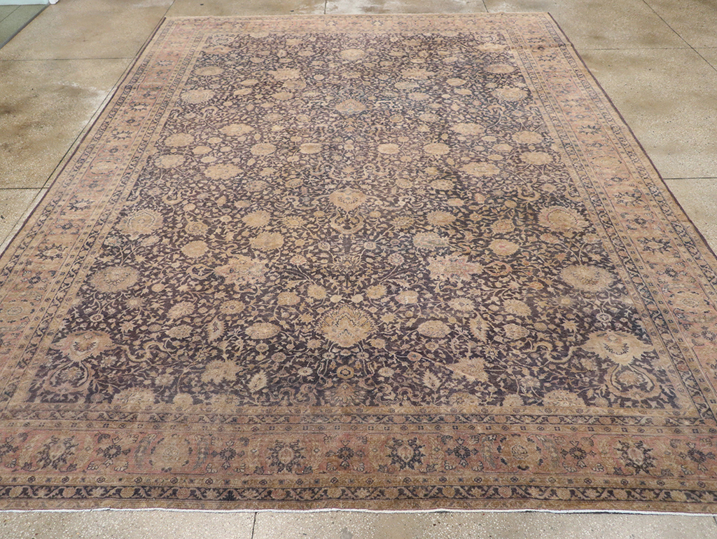 Antique Indian Lahore Room Size Carpet, No.11284 - Galerie Shabab