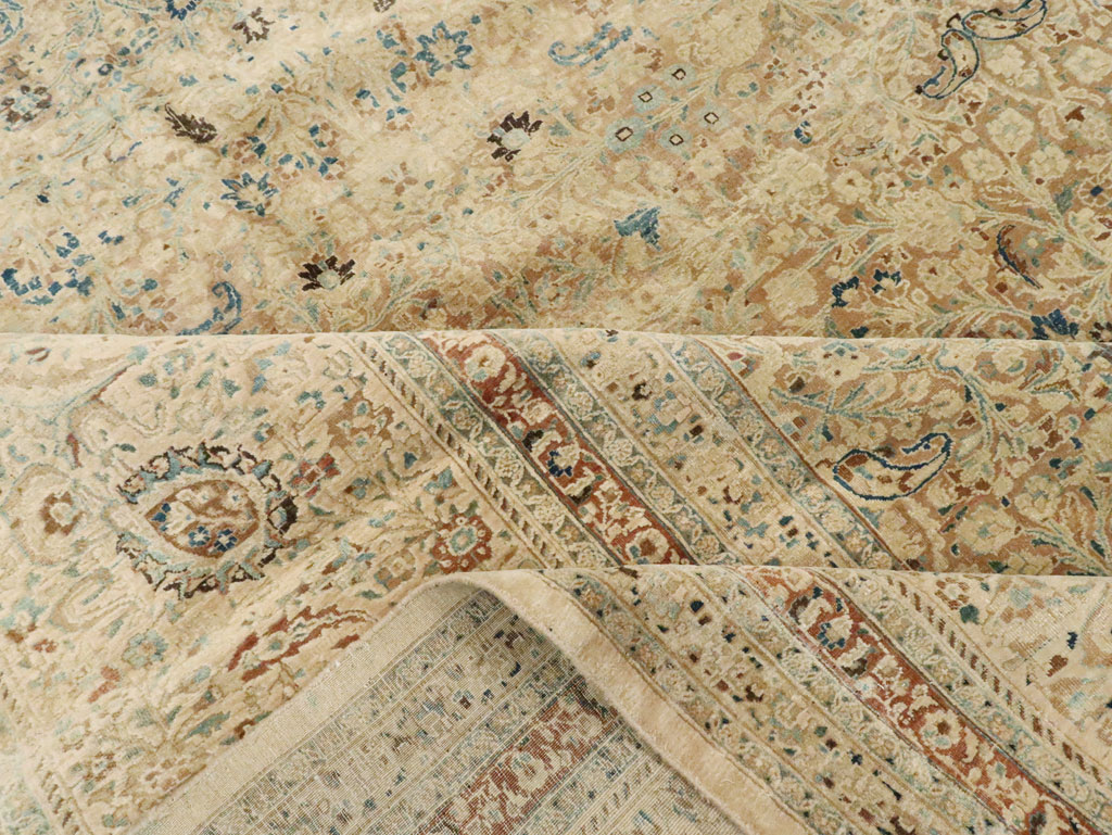 Antique Persian Mashad Oversize Carpet, No.11313 - Galerie Shabab