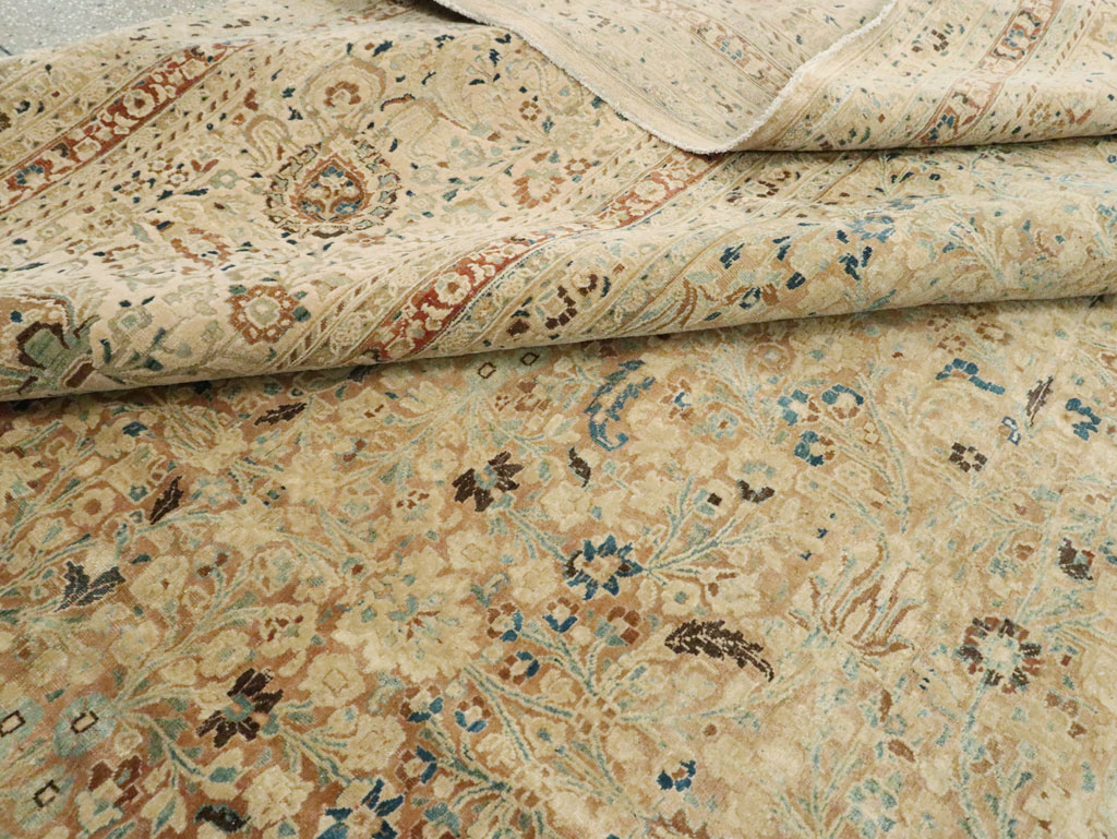 Antique Persian Mashad Oversize Carpet, No.11313 - Galerie Shabab