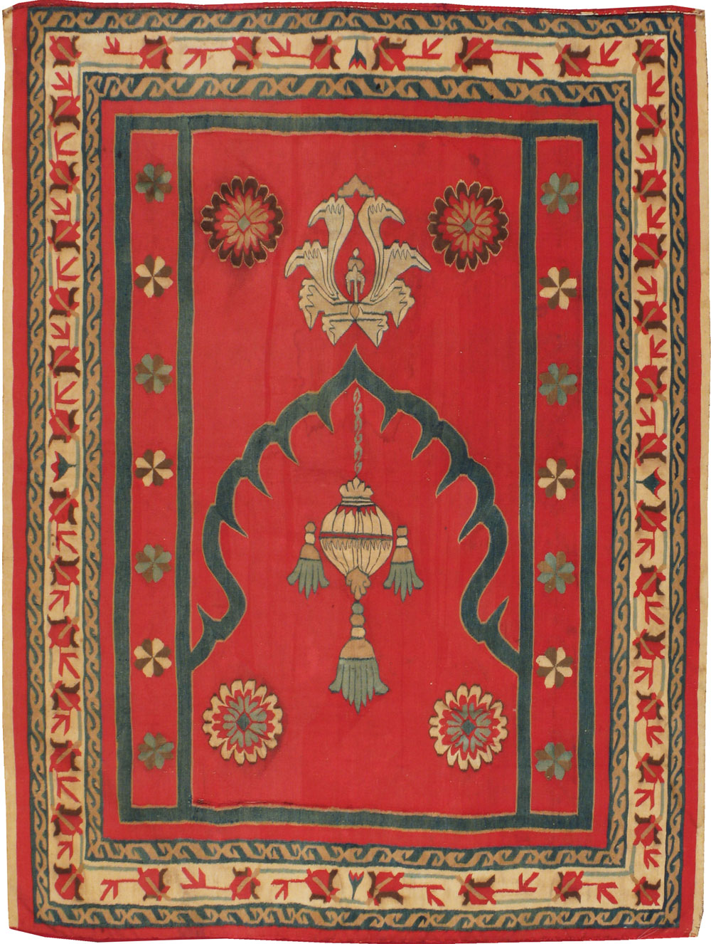 A Indian Dhurrie, No.11324 - Galerie Shabab