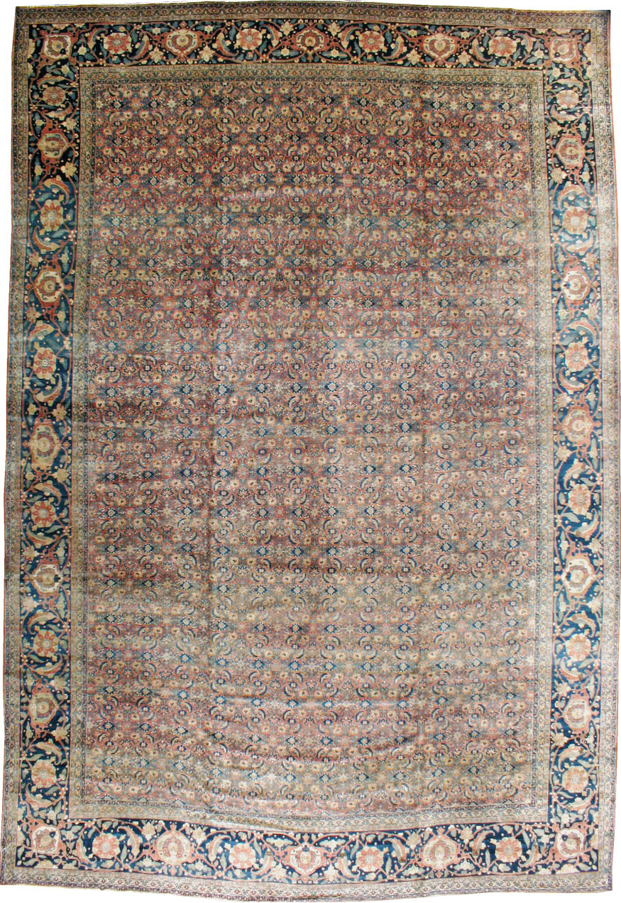 Antique Persian Tabriz Carpet, No.11379 - Galerie Shabab