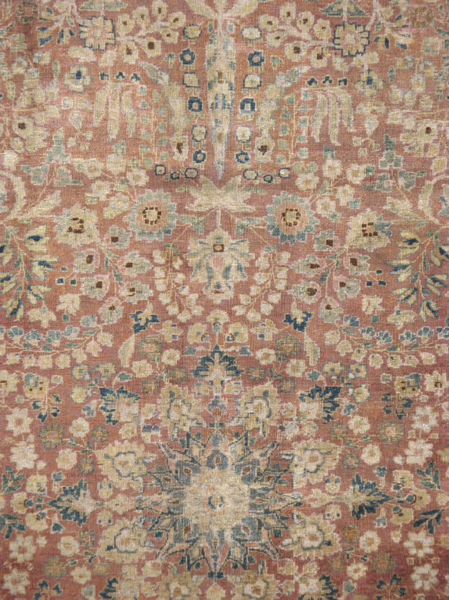 Antique Persian Lavar Kerman Carpet, No.11638 - Galerie Shabab