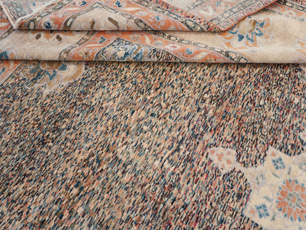 Vintage Persian Mahal Room Size Carpet, No.11759 - Galerie Shabab