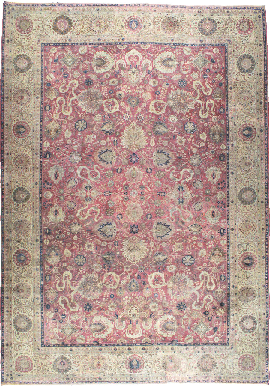 Antique Persian Tabriz Carpet, No.11907 - Galerie Shabab