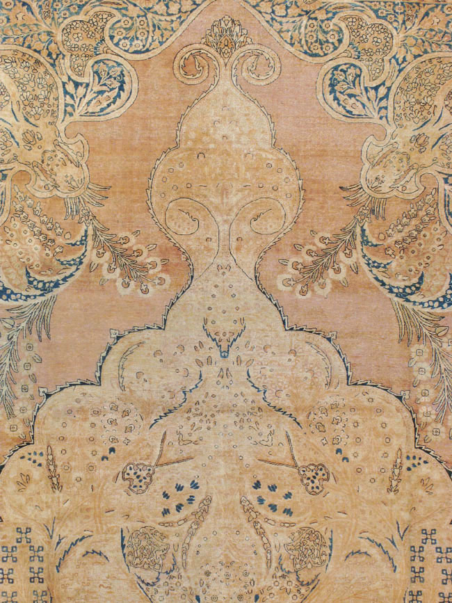 Antique Persian Lavar Kerman Carpet, No.12031 - Galerie Shabab