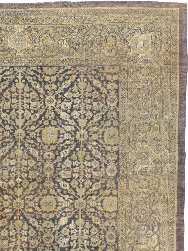 Antique Persian Mahal Rug, No.12264 - Galerie Shabab