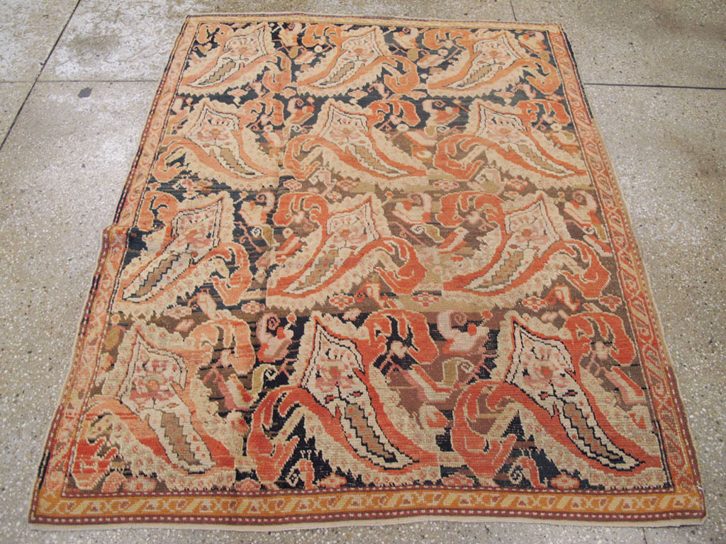 Antique Caucasian Karabagh Rug, No.12474 - Galerie Shabab
