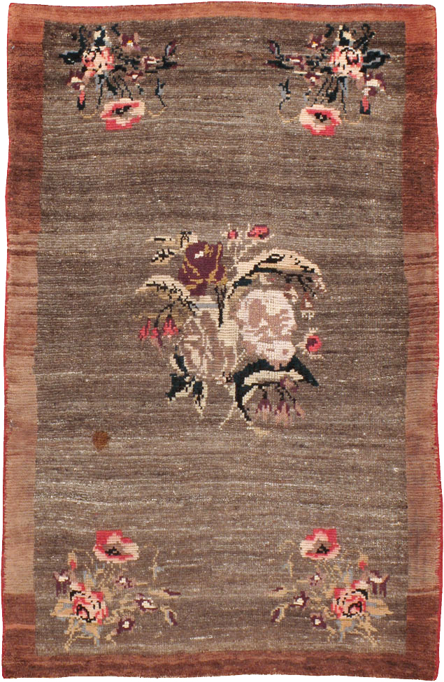 Vintage Turkish Anatolian Throw Rug, No.12553 - Galerie Shabab