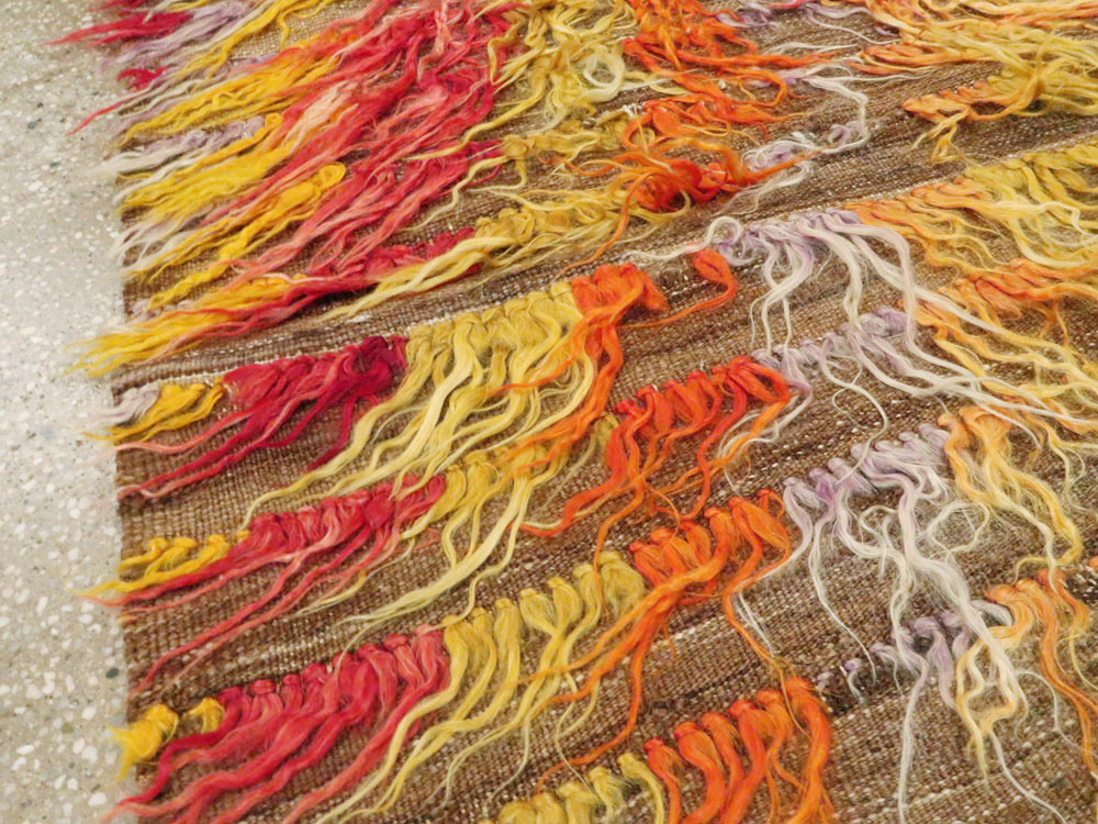 Vintage Turkish Tulu Rug, No.12626 - Galerie Shabab