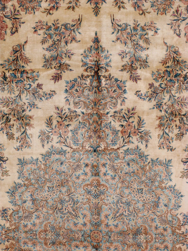 Vintage Persian Kerman Rug, No.12779 - Galerie Shabab