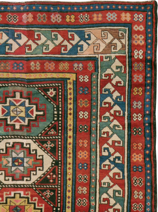 Antique Caucasian Shirvan Rug, No.12955 - Galerie Shabab