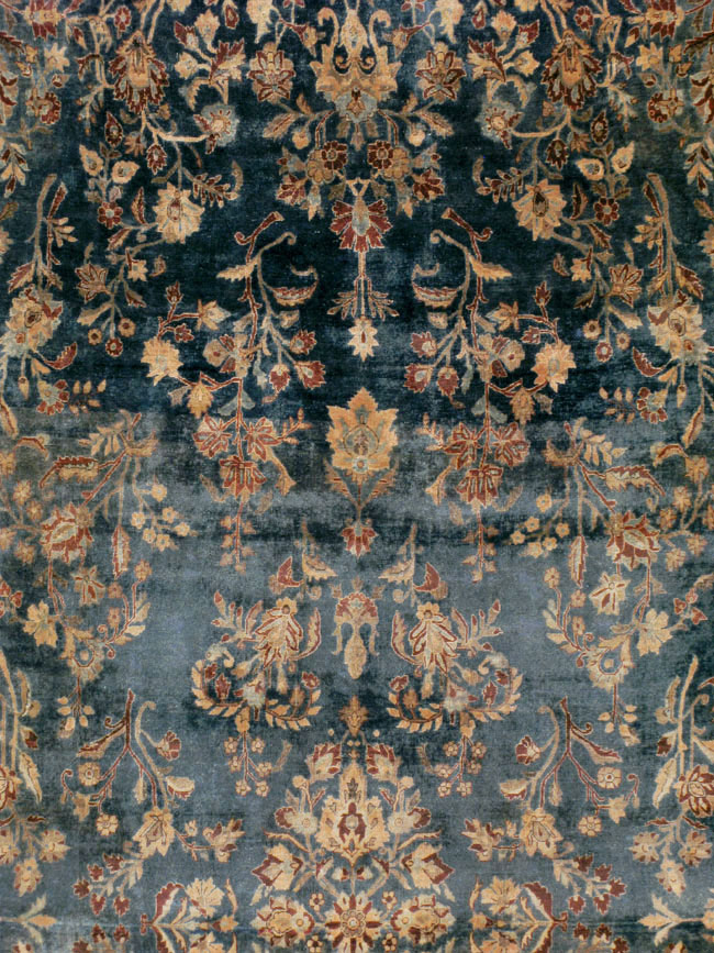Vintage Persian Lavar Kerman Rug, No.13003 - Galerie Shabab