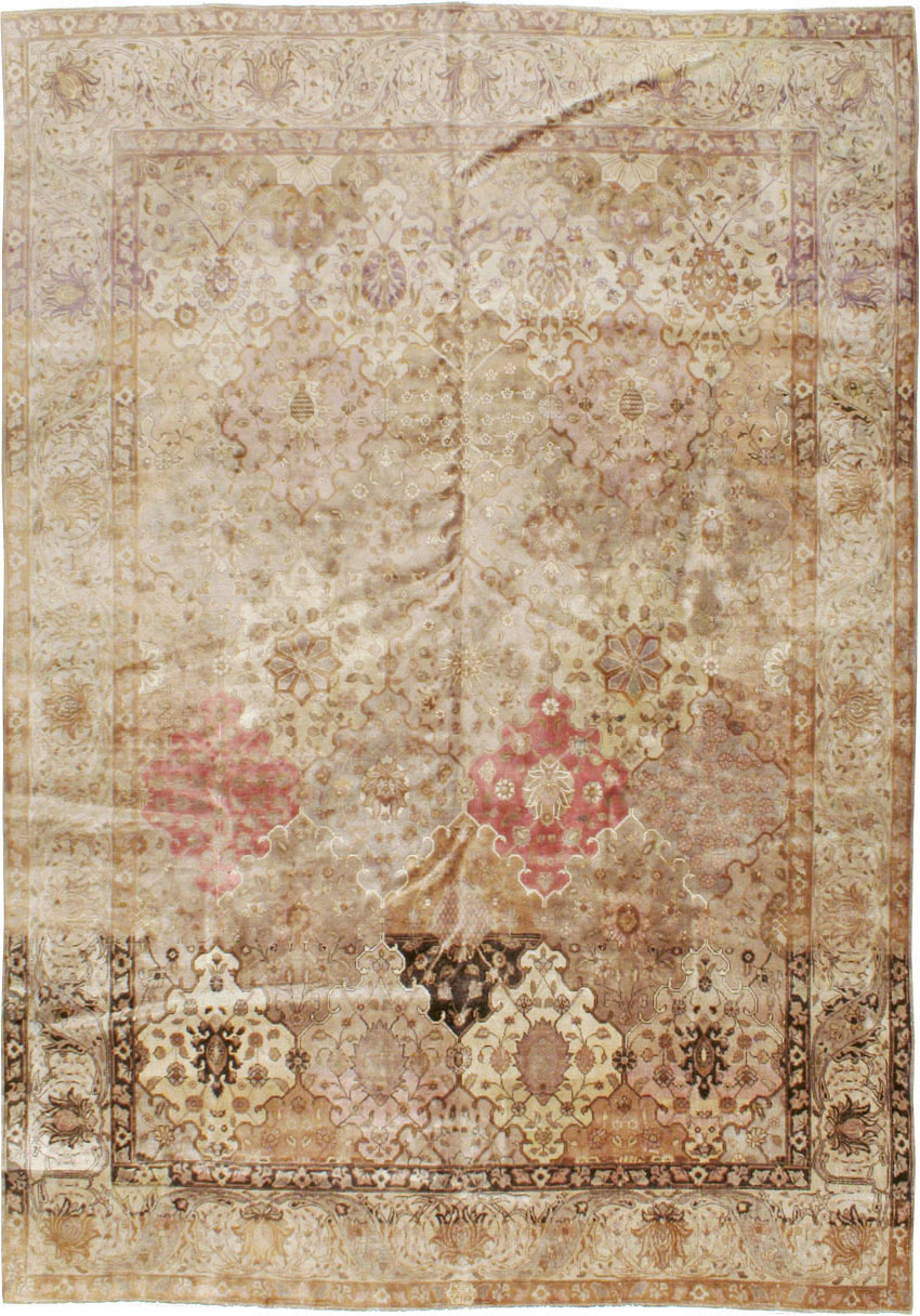Antique Persian Tabriz Carpet, No.13411 - Galerie Shabab
