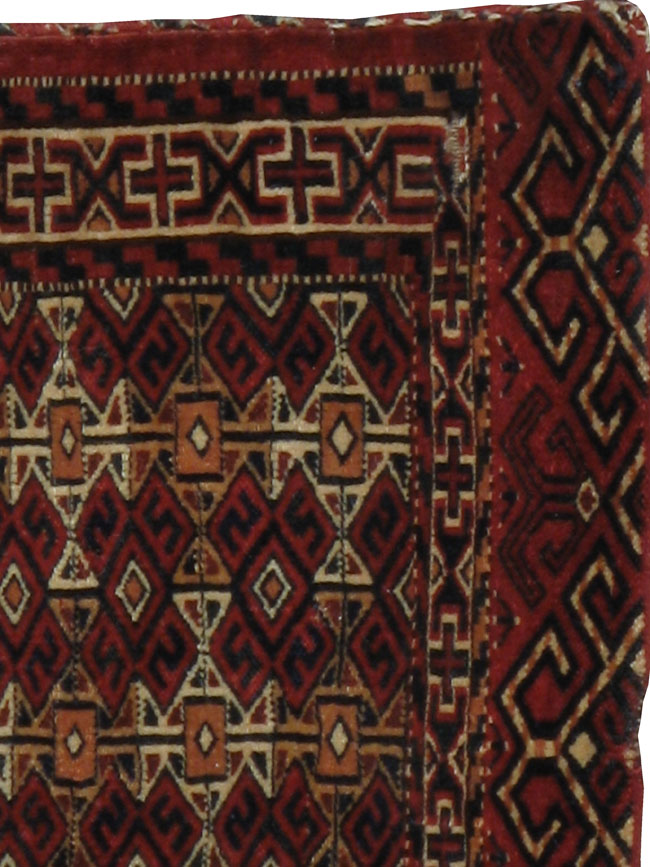 Antique Persian Bag Face Rug, No.13501 - Galerie Shabab