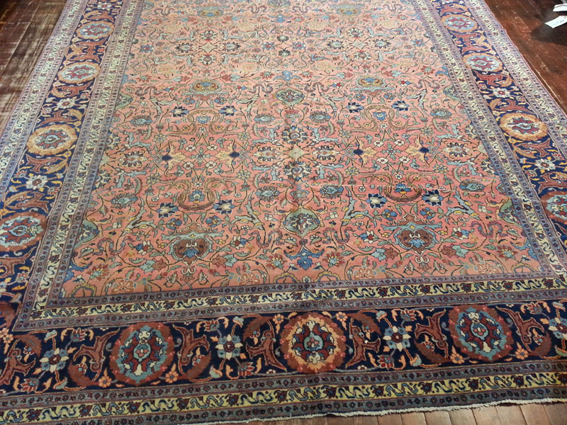 Antique Persian Tabriz Carpet, No.13788 - Galerie Shabab