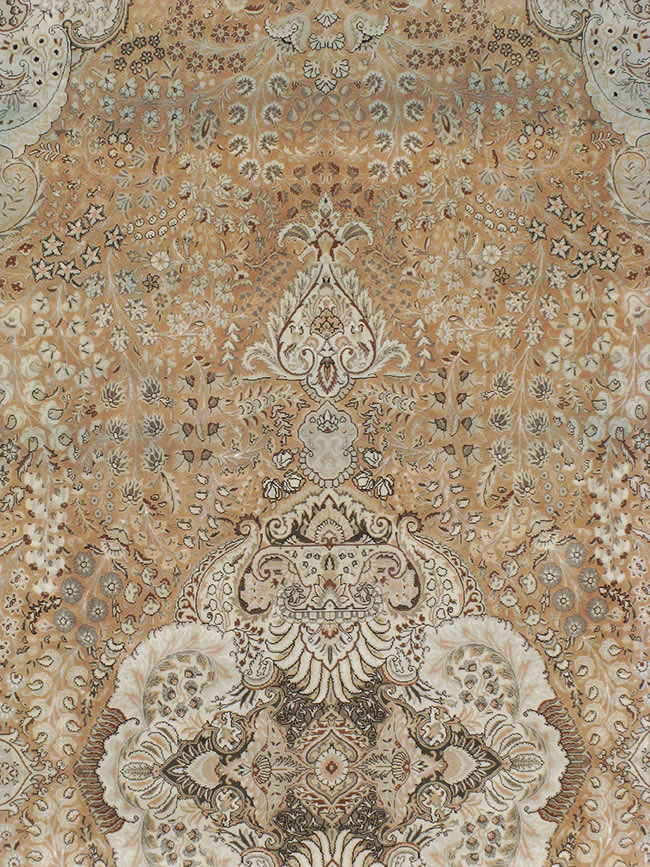 Vintage Tabriz Persian Carpet, No.13818 - Galerie Shabab