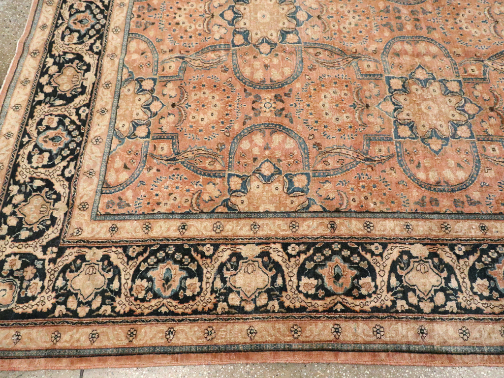 Antique Persian Mashad Carpet, No.13879 - Galerie Shabab
