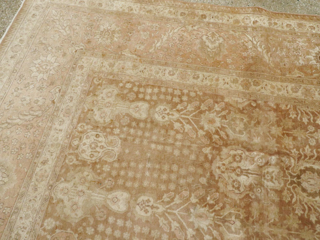 Vintage Persian Tabriz Carpet, No.14060 - Galerie Shabab