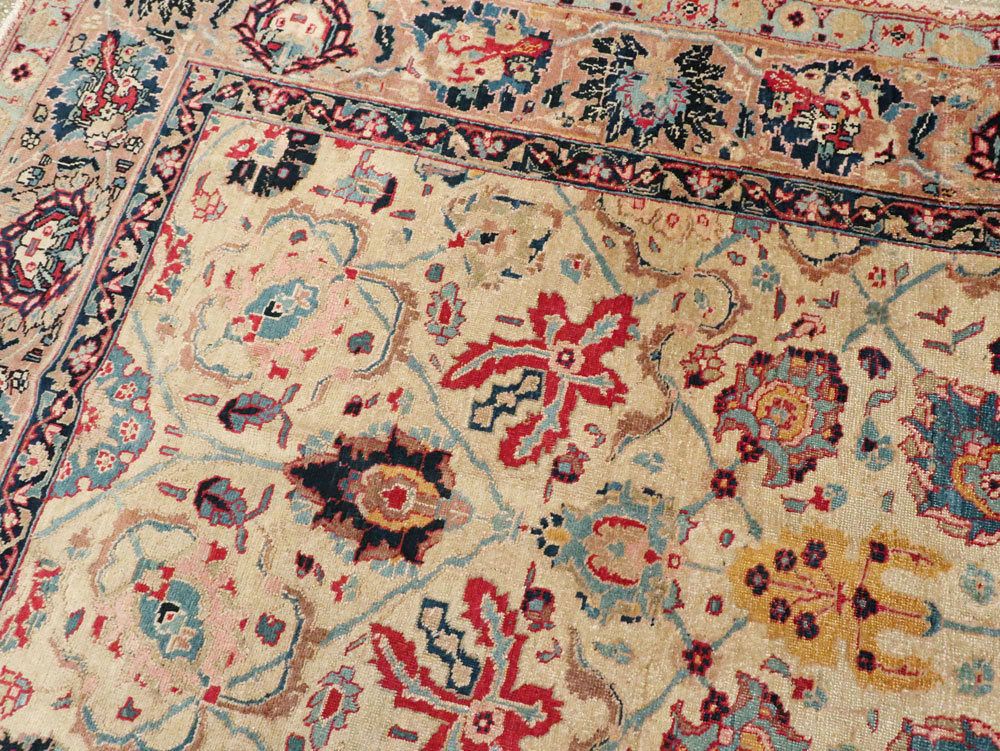 Antique Persian Tabriz Carpet, No.14434 - Galerie Shabab