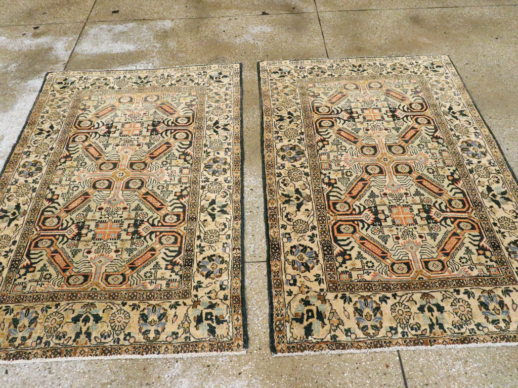 Vintage Persian Tabriz Rug (Pair: 1 of 2), No.14547 - Galerie Shabab