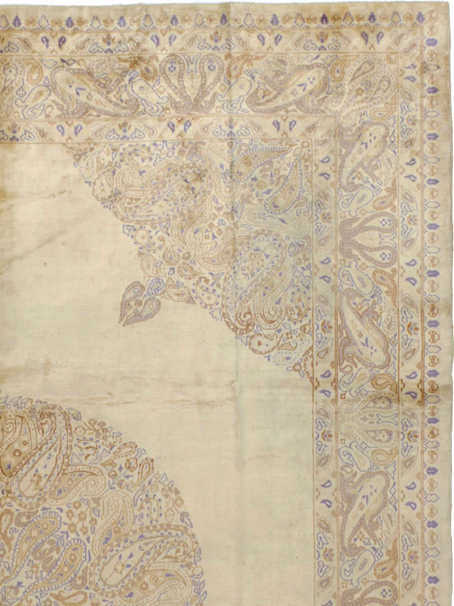 Vintage Persian Kerman Carpet, No.14740 - Galerie Shabab