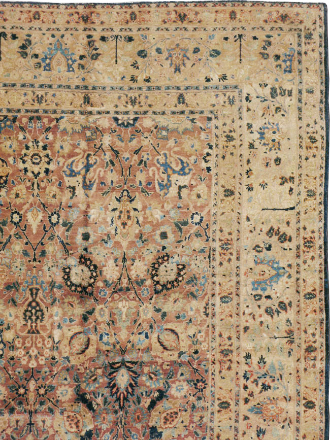 Antique Persian Tabriz Carpet, No.14759 - Galerie Shabab