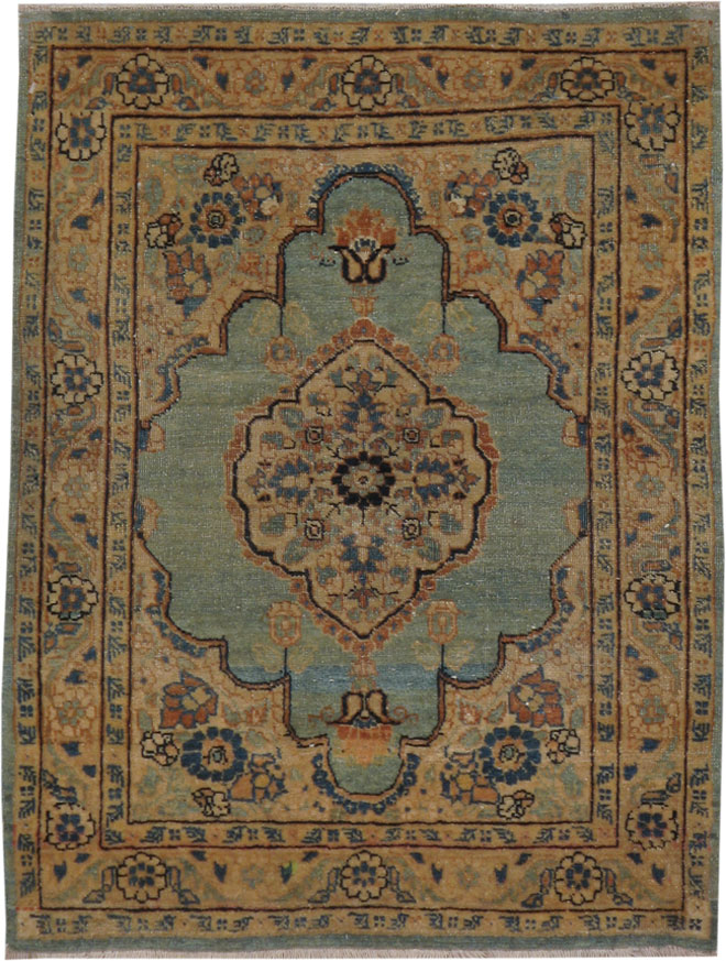 Antique Persian Tabriz Hagi Jalili Rug, No.14775 - Galerie Shabab