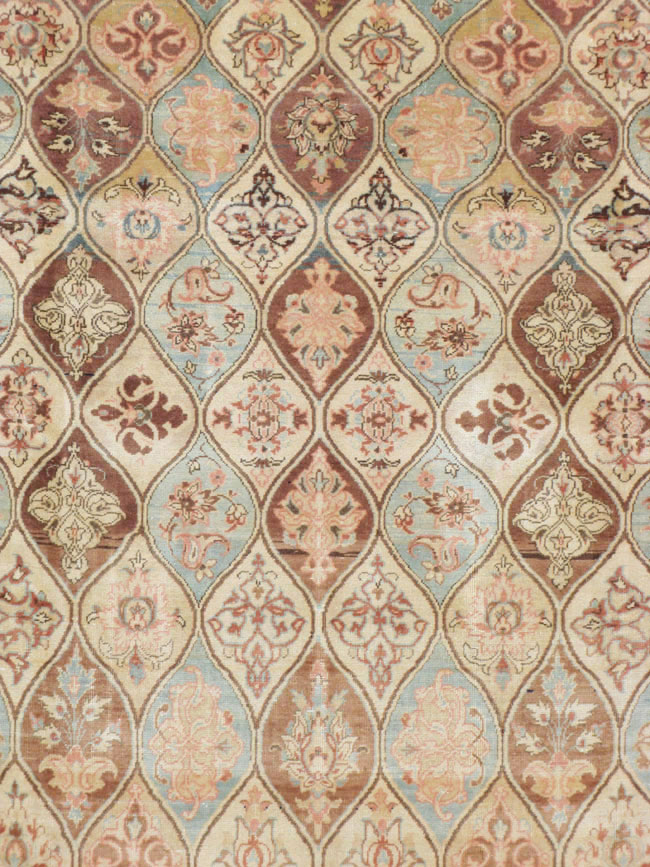 Vintage Persian Kashan Carpet, No.14830 - Galerie Shabab