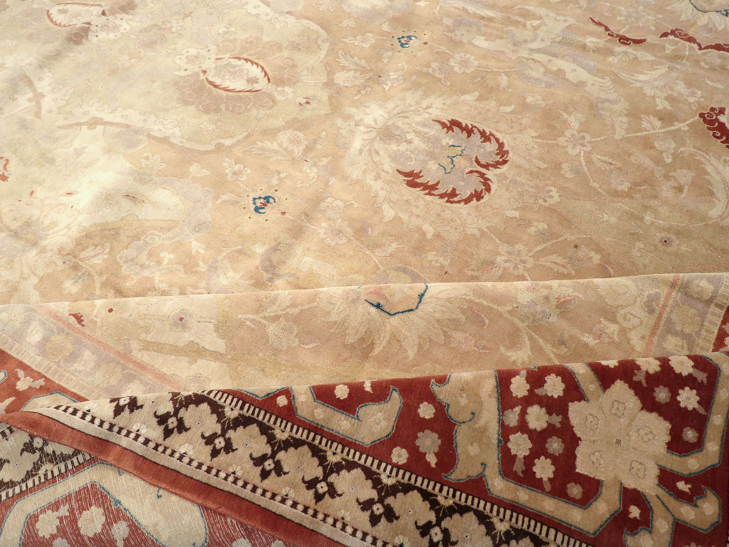 Antique Persian Tabriz Carpet, No.14870 - Galerie Shabab