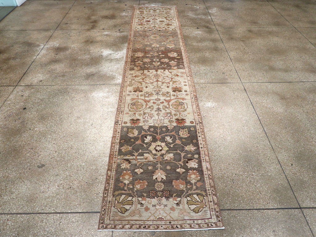 Vintage Persian Malayer Runner, No.14883 - Galerie Shabab