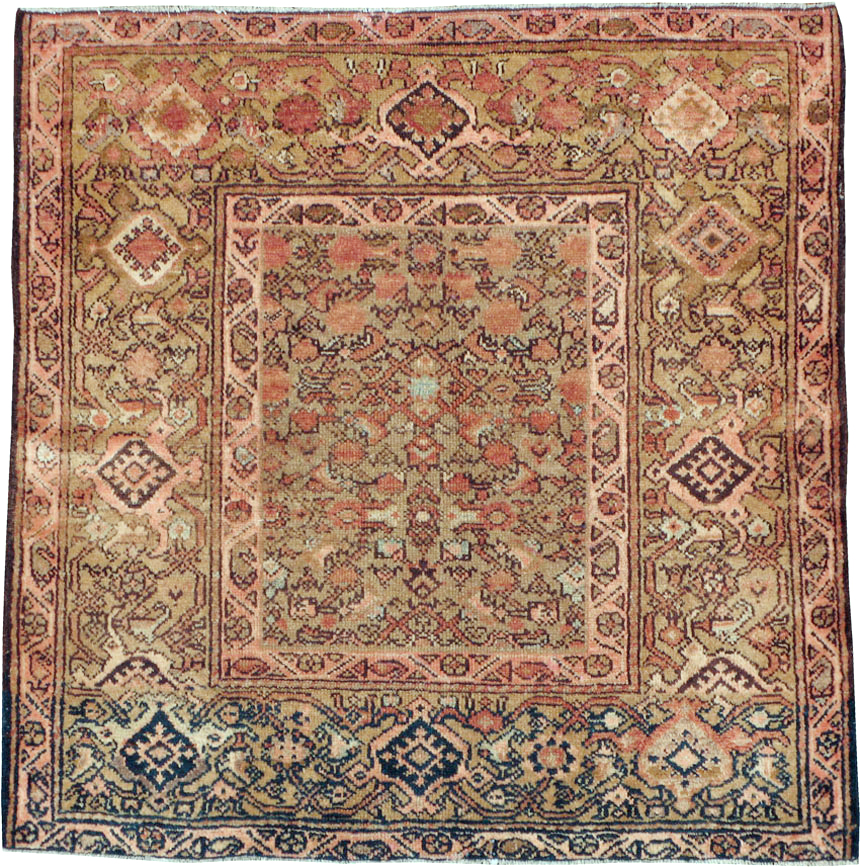 Vintage Persian Malayer Rug, No.14884 - Galerie Shabab
