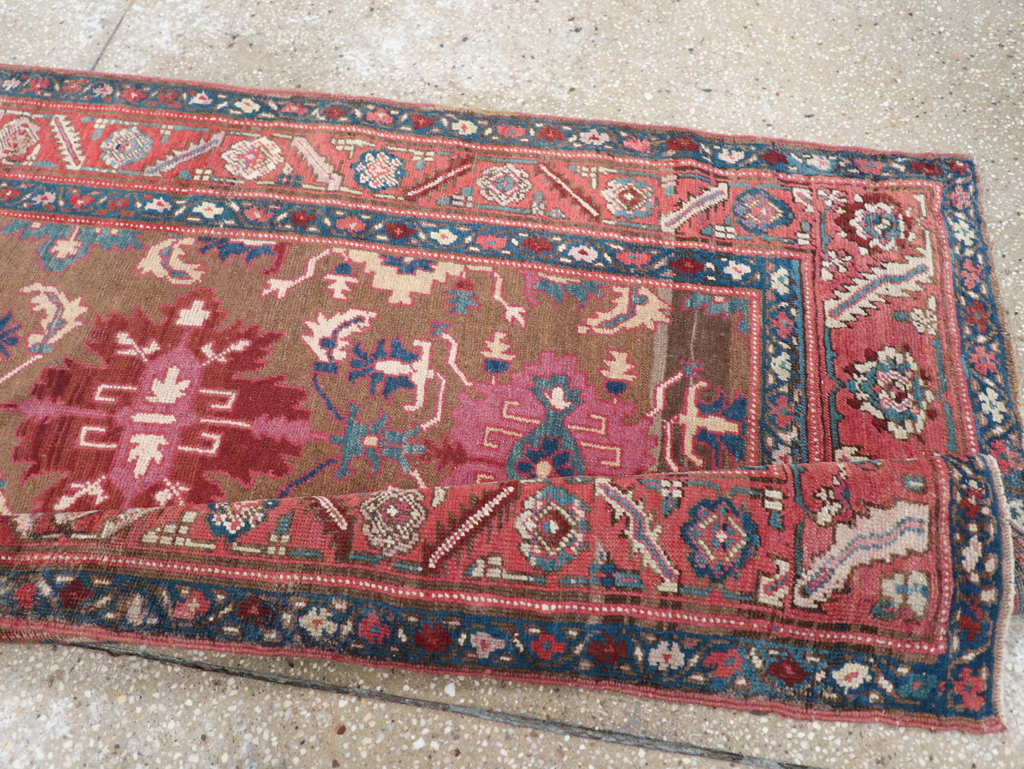 Antique Persian Bakshaish Runner, No.14896 - Galerie Shabab