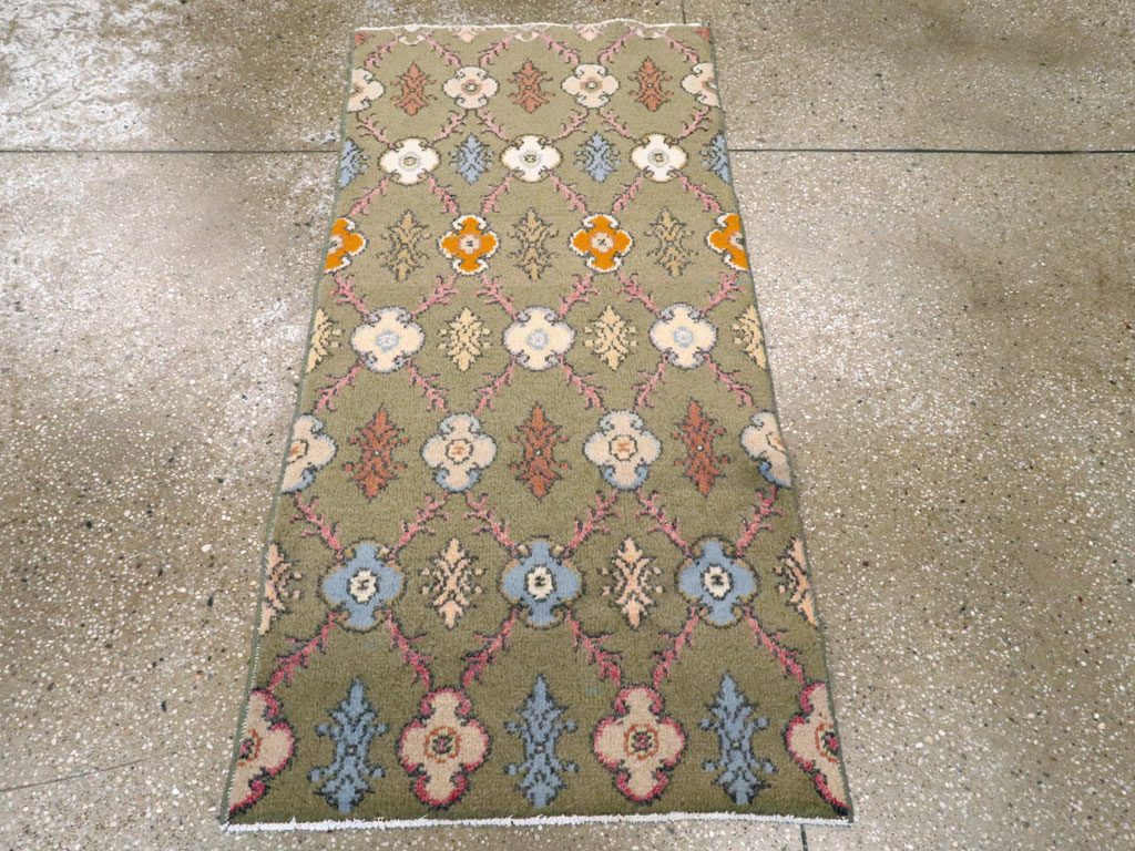 Vintage Turkish Anatolian Throw Rug, No.15036 - Galerie Shabab