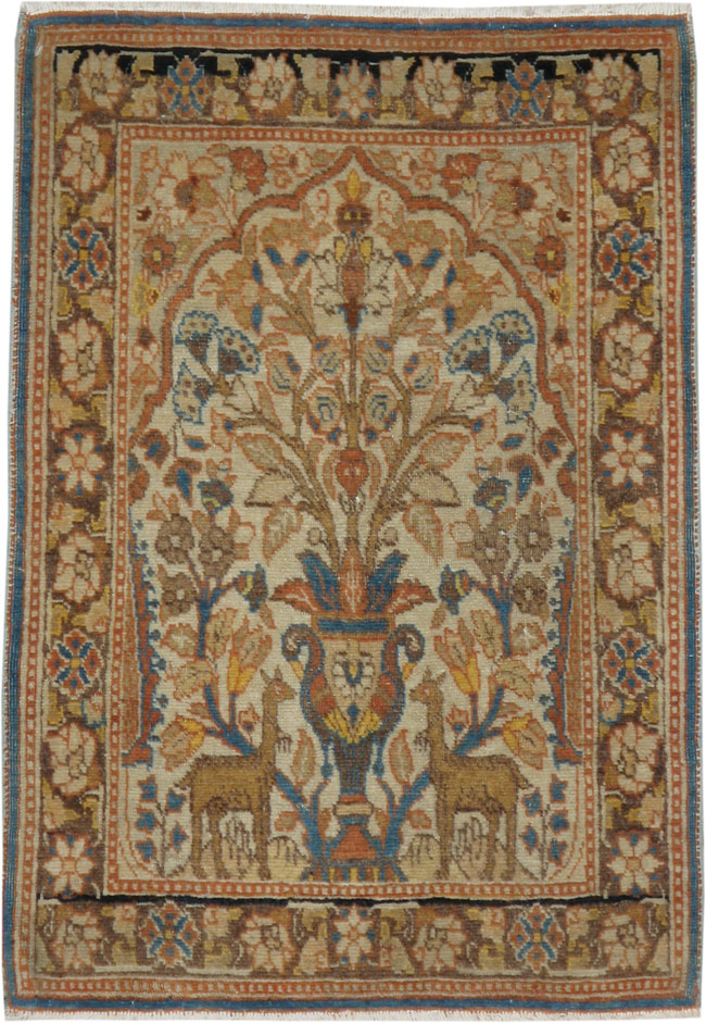 Antique Persian Tabriz Hagi Jalili Rug, No.15632 - Galerie Shabab