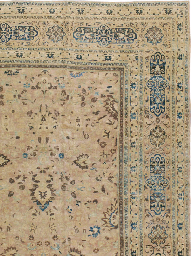 Antique Persian Mashad Carpet, No.15760 - Galerie Shabab