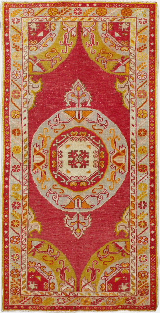 Antique Turkish Oushak Rug, No.15861 - Galerie Shabab