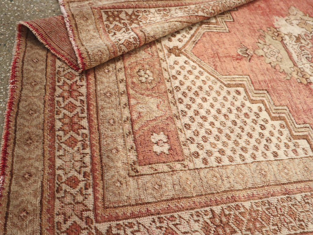 Antique Oushak Rug, No.16139 - Galerie Shabab