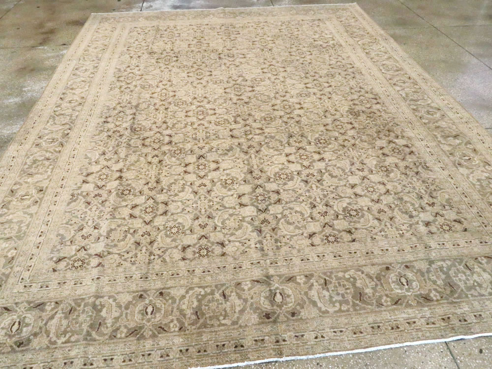 Antique Persian Tabriz Carpet, No.16194 - Galerie Shabab