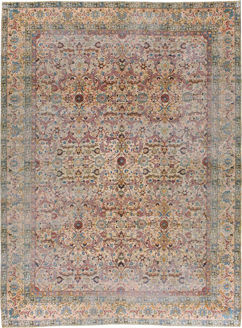 Antique Persian Lavar Kerman Rug, No.16260 - Galerie Shabab