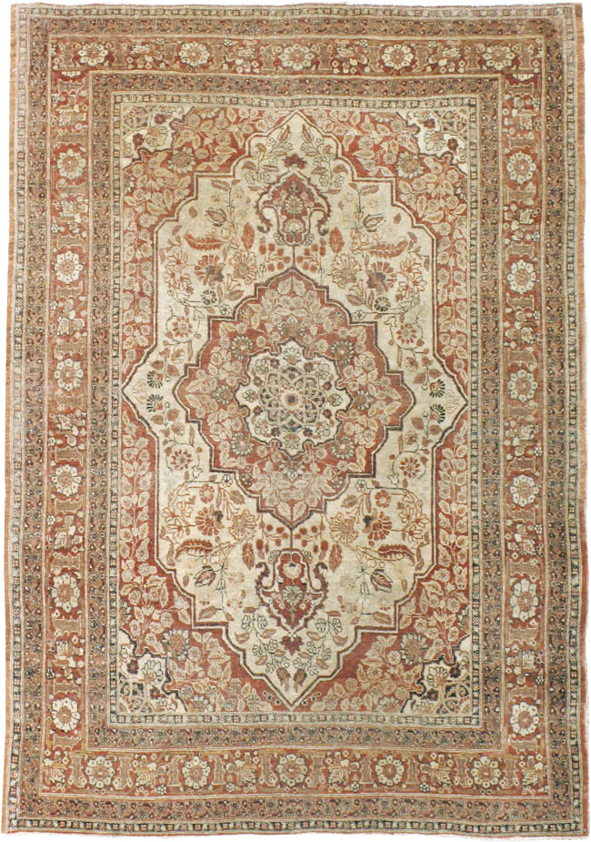 Antique Persian Tabriz Hagi Jalil Rug, No.16281 - Galerie Shabab