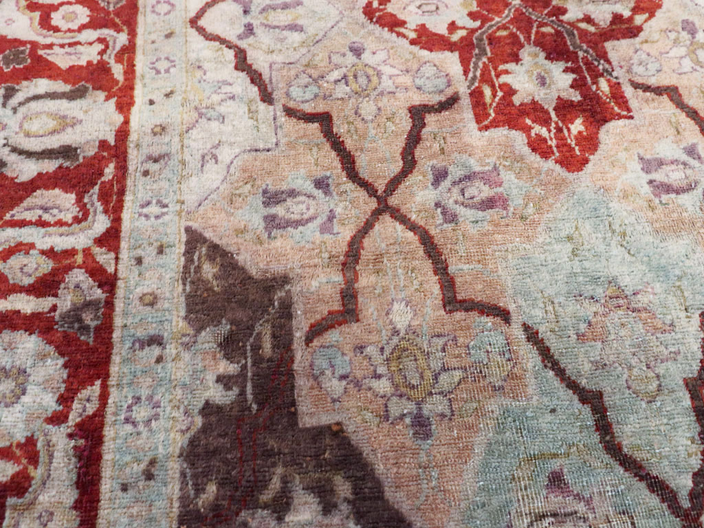 Vintage Persian Tabriz Rug, No.16327 - Galerie Shabab