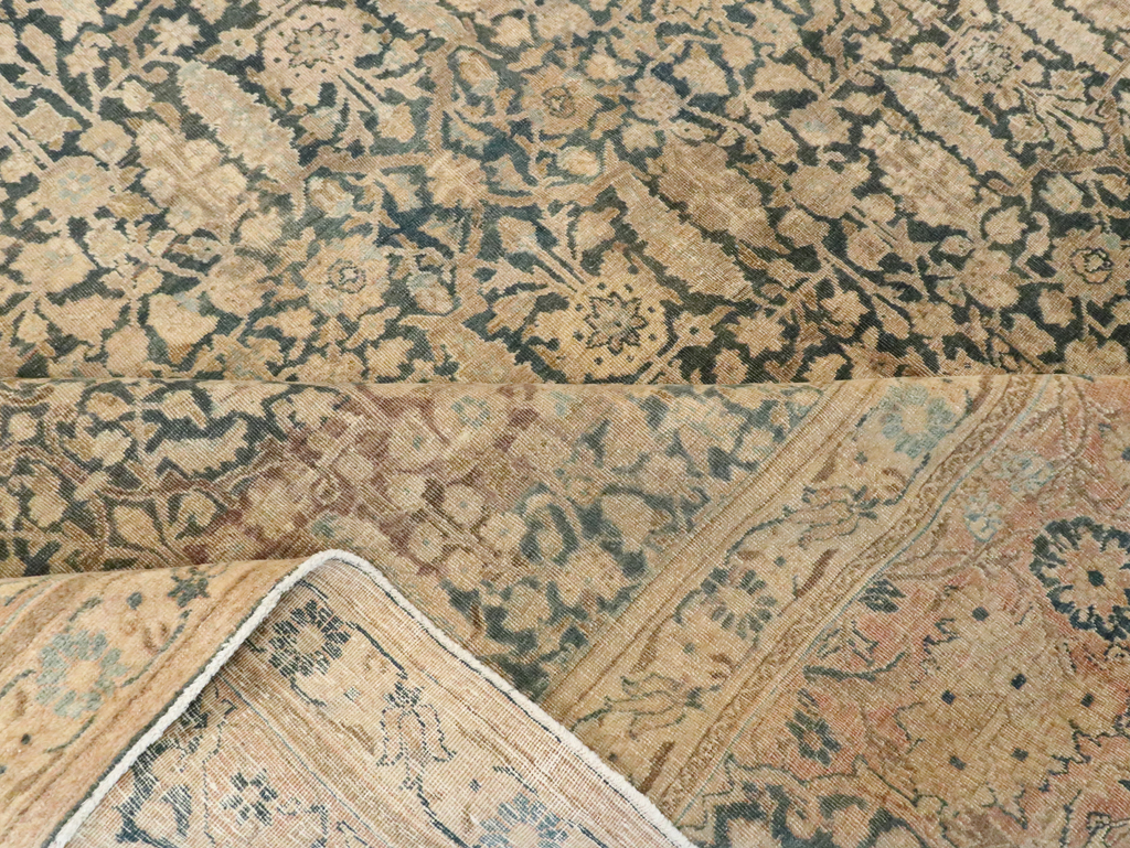 Antique Persian Tabriz Carpet, No.16410 - Galerie Shabab