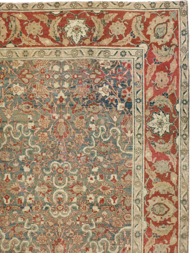 Antique Persian Tabriz Carpet, No.16421 - Galerie Shabab