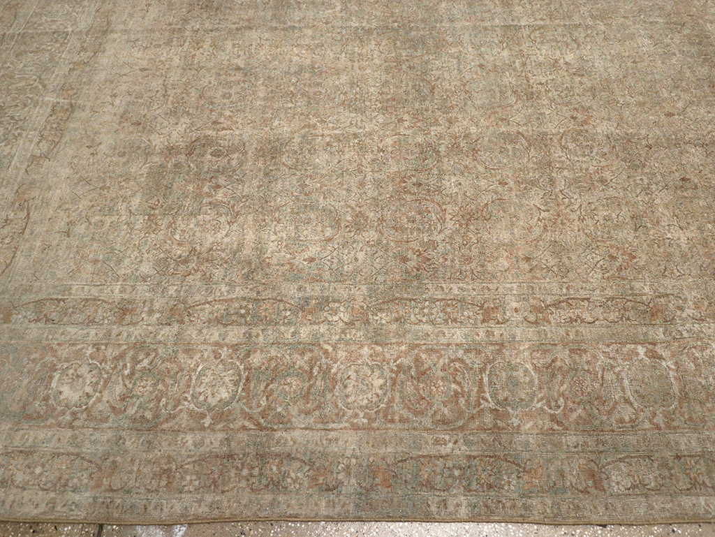Antique Persian Lavar Kerman Oversize Carpet, No.16668 - Galerie Shabab